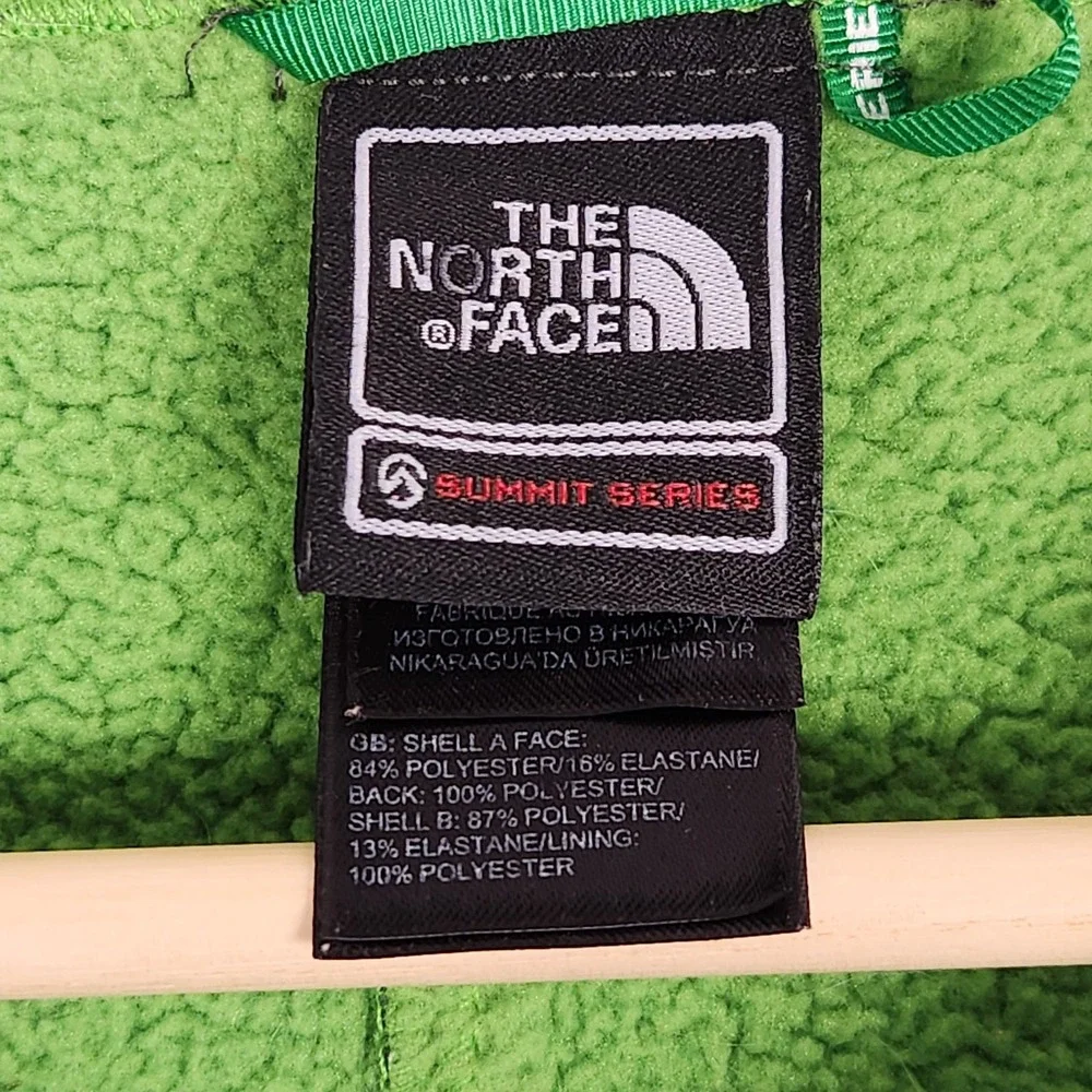 The North Face Softshell Jacket Mens Small Green Apex Risor Summit Series Lined